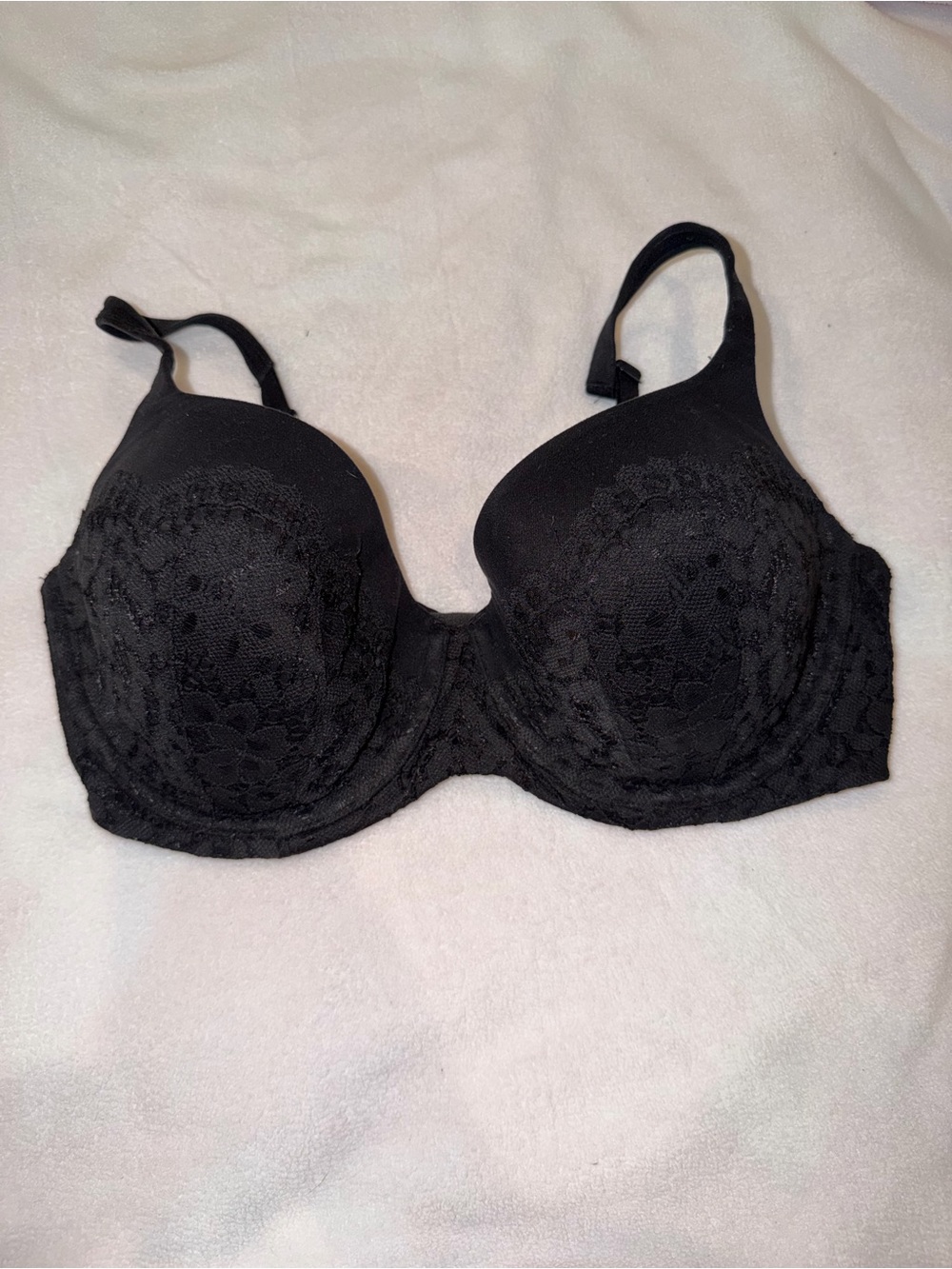 Vintage Victoria Secret 2016 Black Lace Underwire T-Shirt Bra - Women Intimates